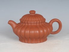 紫砂壶图片：筋纹水扁 - 美壶网