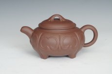 紫砂壶图片：四鼎如意 - 美壶网