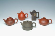 紫砂壶图片：佛教圣地组壶 - 美壶网