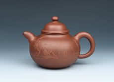 紫砂壶图片：谈氏掇球 - 美壶网