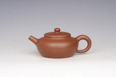 紫砂壶图片：扁钟300CC（全手工） - 美壶网