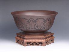 紫砂壶图片：陶刻水洗 - 美壶网