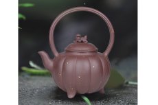 紫砂壶图片：龙吟提梁 - 美壶网