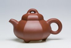紫砂壶图片：六方新石瓢 350CC - 美壶网