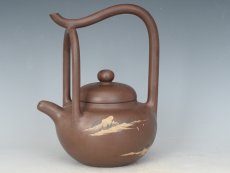 紫砂壶图片：东坡提梁 500cc - 美壶网