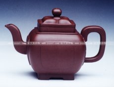 紫砂壶图片：四方菱花壶 - 美壶网