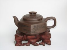 紫砂壶图片：桥顶方圆 - 美壶网