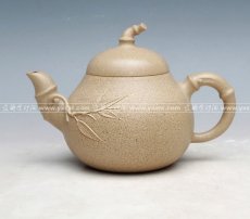 紫砂壶图片：竹韵 - 美壶网