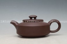 紫砂壶图片：汉扁 280CC - 美壶网