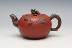 紫砂壶图片：朱泥桑蚕 - 美壶网
