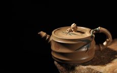 紫砂壶图片：三色竹 - 美壶网