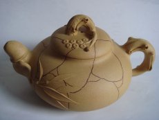 紫砂壶图片：冰片三友壶1 - 美壶网