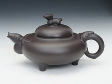 紫砂壶图片：三羊开泰 - 美壶网