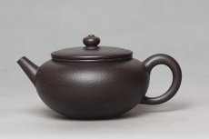 紫砂壶图片：怡圆（紫玉金砂） - 美壶网