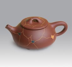 紫砂壶图片：冰片石瓢二 - 美壶网