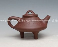 紫砂壶图片：三足石瓢 - 美壶网