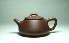 紫砂壶图片：景洲薄盖石瓢 - 美壶网