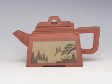 紫砂壶图片：四方抽盖 - 美壶网