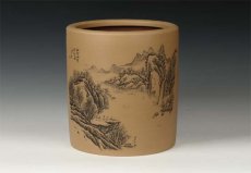 紫砂壶图片：笔筒 - 美壶网