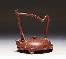 紫砂壶图片：茗陶提梁 - 美壶网