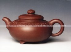 紫砂壶图片：三足如意 - 美壶网