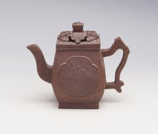 紫砂壶图片：四方蒌空 - 美壶网