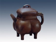 紫砂壶图片：瓦菱壶 - 美壶网