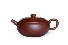 紫砂壶图片：菊钮巨轮 - 美壶网