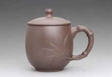 紫砂壶图片：紫泥盖杯 - 美壶网