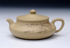 紫砂壶图片：扁玉 - 美壶网