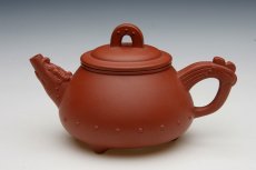 紫砂壶图片：龙凤石瓢红 - 美壶网