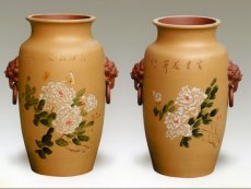 紫砂壶图片：灯笼瓶   泥料：清水泥上粉段泥 - 美壶网