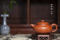 紫砂壶图片：朱泥仿鼓 - 美壶网