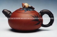 紫砂壶图片：竹寿壶 - 美壶网