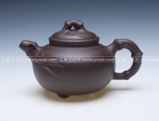 紫砂壶图片：竹圆 - 美壶网