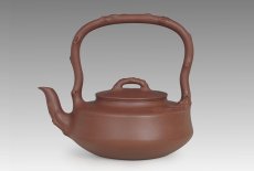 紫砂壶图片：枫叶提梁 - 美壶网