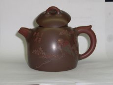 紫砂壶图片：闲趣（生坯） - 美壶网