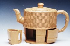 紫砂壶图片：紫砂竹编 - 美壶网