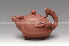 紫砂壶图片：龟龙 拷贝 - 美壶网