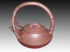 紫砂壶图片：竹节提梁 - 美壶网