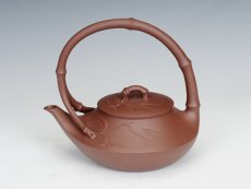 紫砂壶图片：春竹提梁 - 美壶网