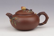 紫砂壶图片：圣桃 - 美壶网
