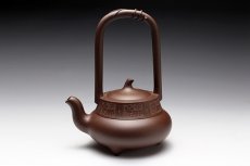 紫砂壶图片：北瓜提梁 - 美壶网