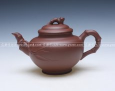 紫砂壶图片：笑樱竹节 - 美壶网