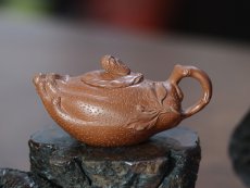 紫砂壶图片：佛手（朱泥） - 美壶网