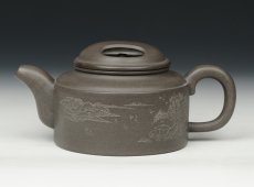 紫砂壶图片：牛盖莲子 - 美壶网