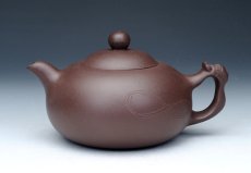 紫砂壶图片：飞仙壶 紫泥 - 美壶网