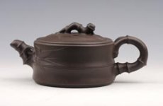 紫砂壶图片：扁竹段 - 美壶网