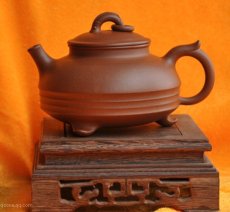 紫砂壶图片：鱼壶 - 美壶网