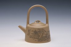 紫砂壶图片：石铫提梁 - 美壶网